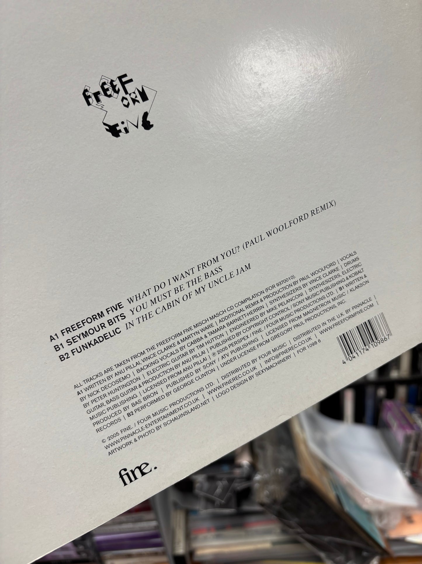 Freeform Five Misch Masch Vol. I, 12inch, Only pressing, Fine., Germany 2005