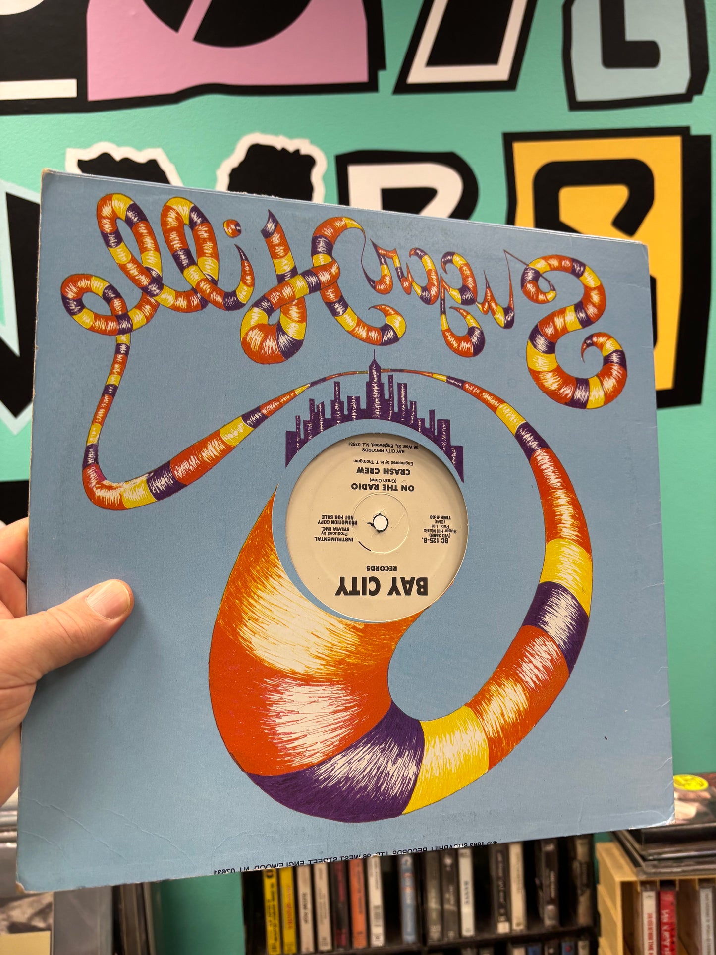 Crash Crew: On The Radio, 12inch,  reissue, promo, Bay City Records, US year?