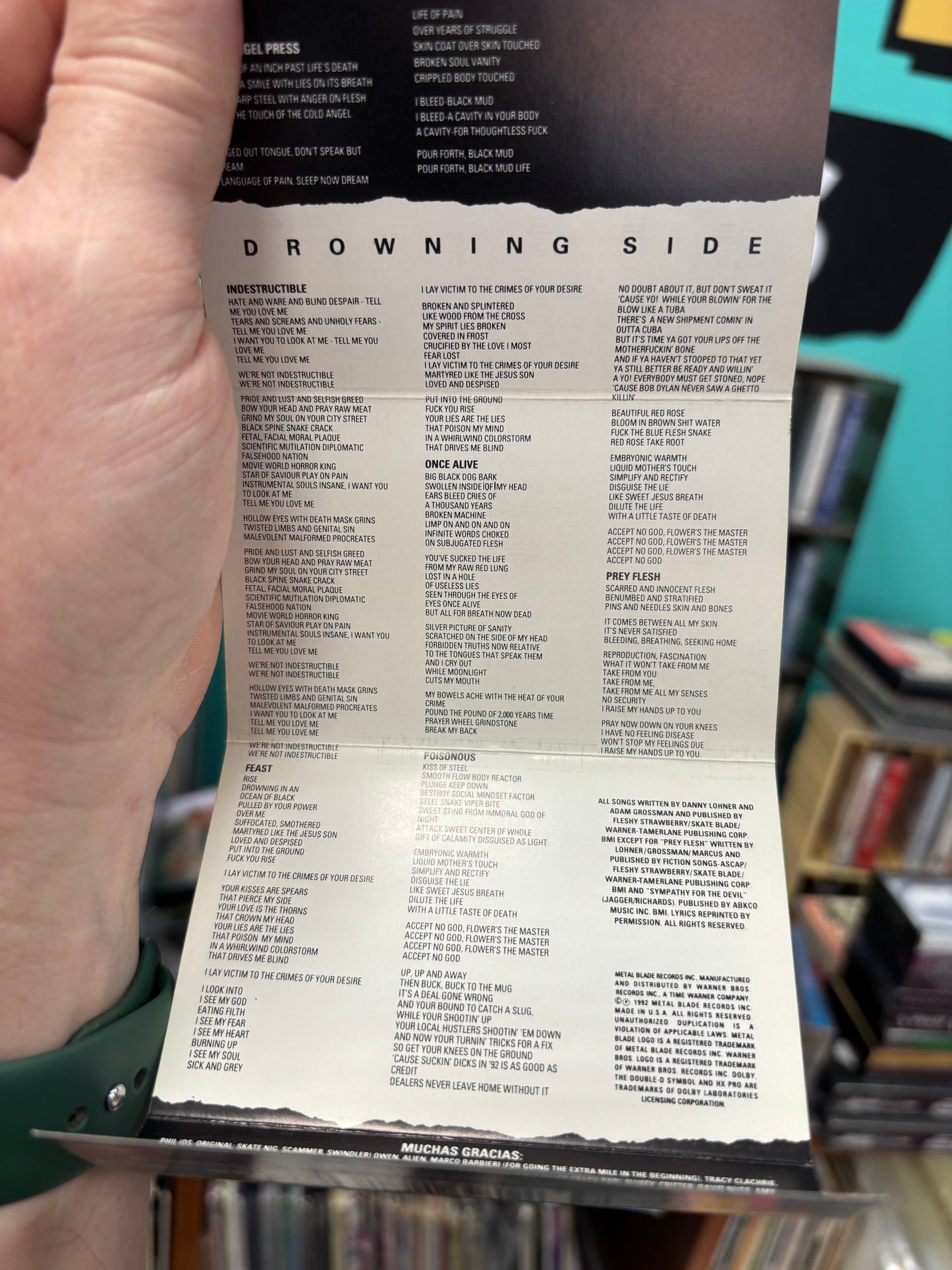 Skrew: Burning in Water, Drowning in Flame, cassette, Devotion, UK 1992