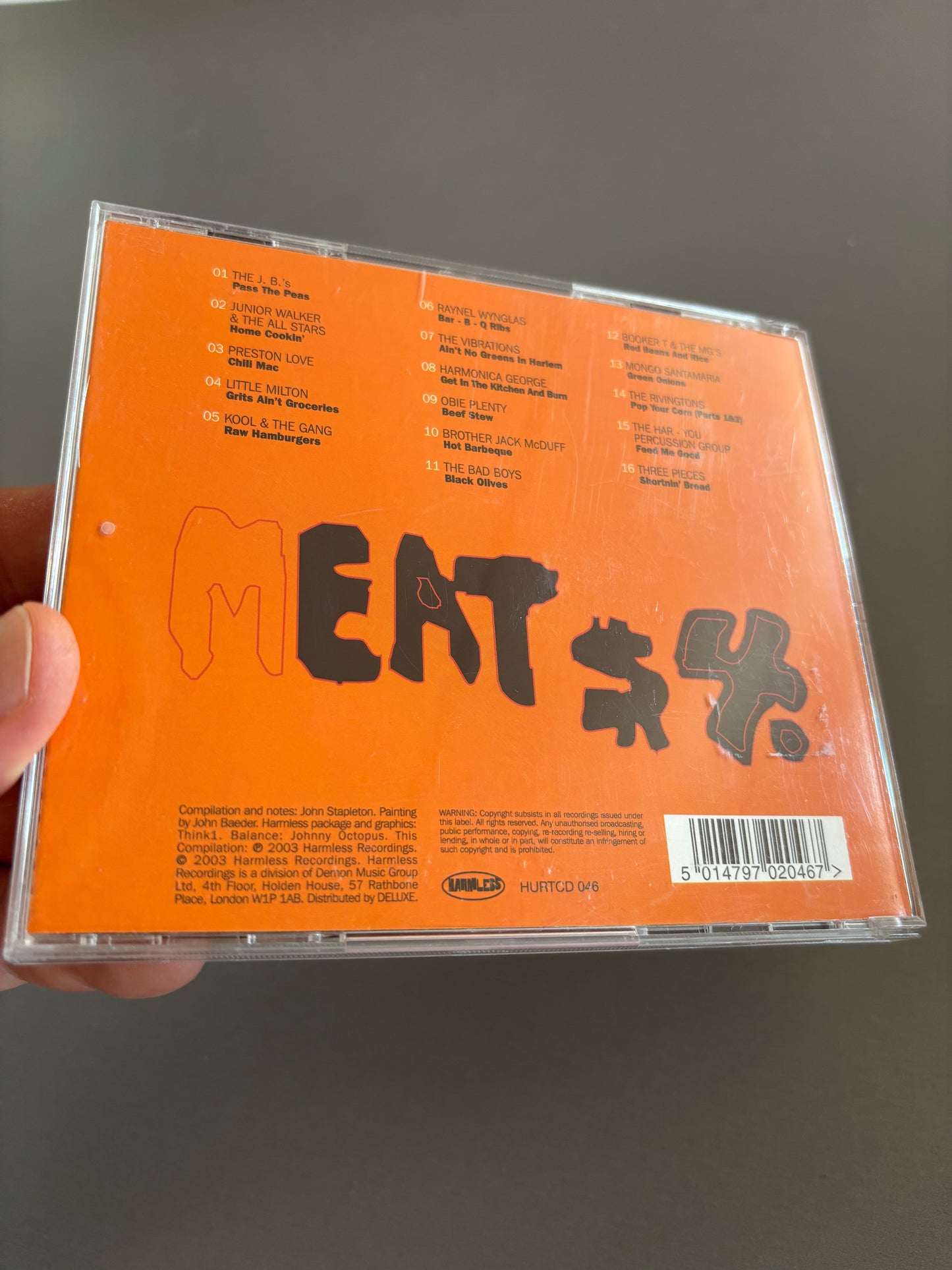Soul Food (that’s what i like), CD, Compilation, 1st pressing, Only official CD pressing, Harmless, UK 2003