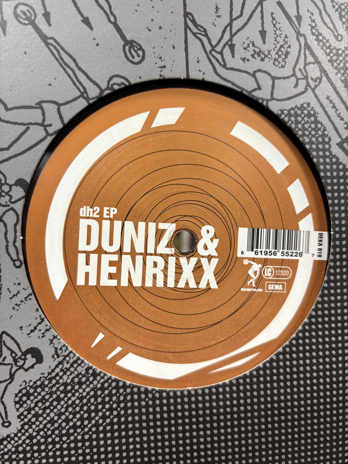 Duniz & Henrixx: DH2 EP, 12inch, Only official pressing, Dekathlon Records, Germany 2004