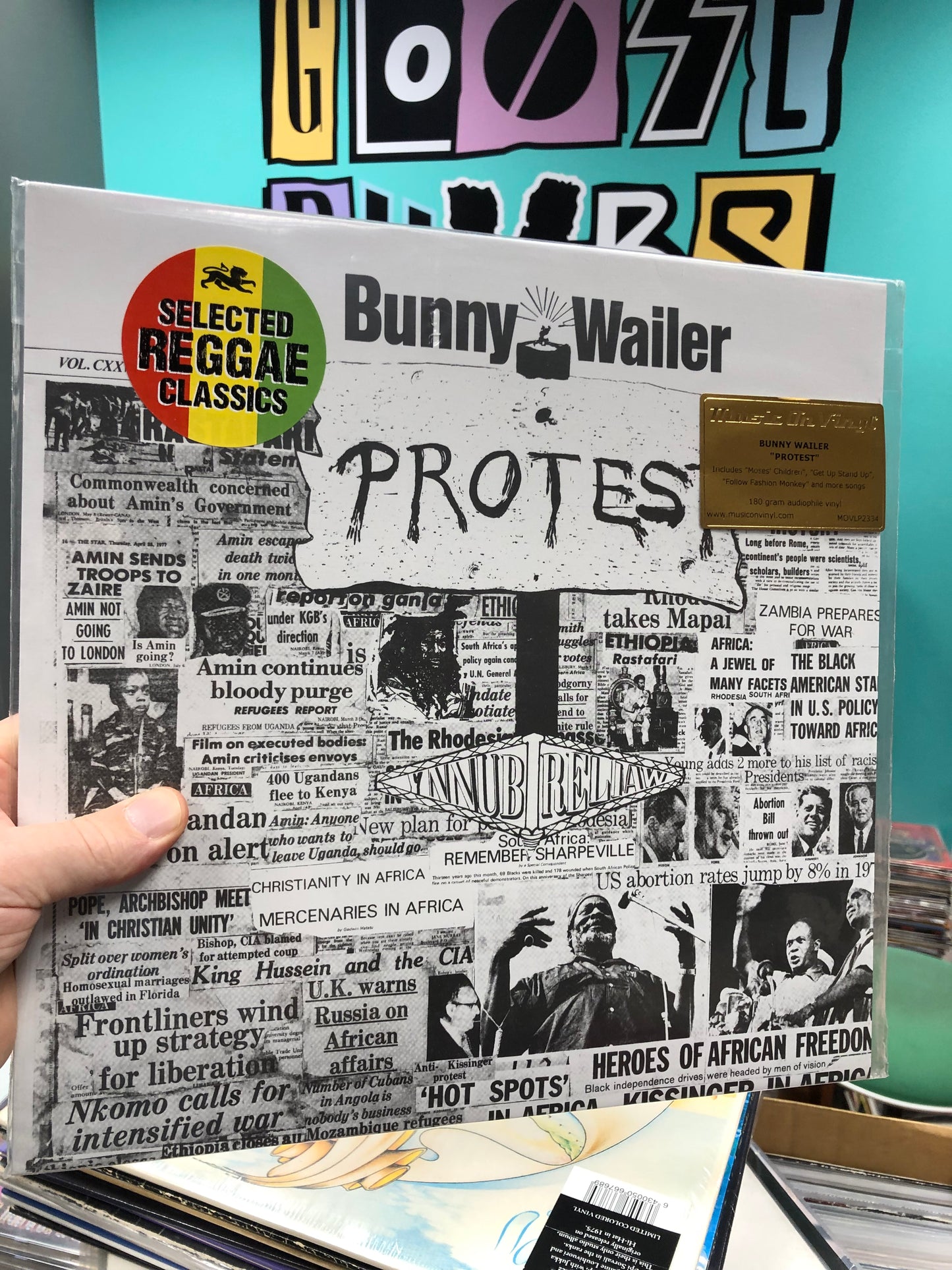 HULLU VARASTOALE -20%‼️‼️‼️Bunny Wailer: Protest, reissue, Europe 2020