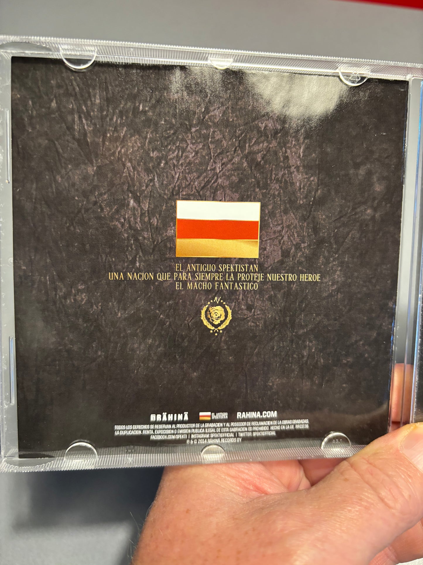 Spekti: Macho Fantastico, CD, Only pressing, Rähinä Records, Finland 2014