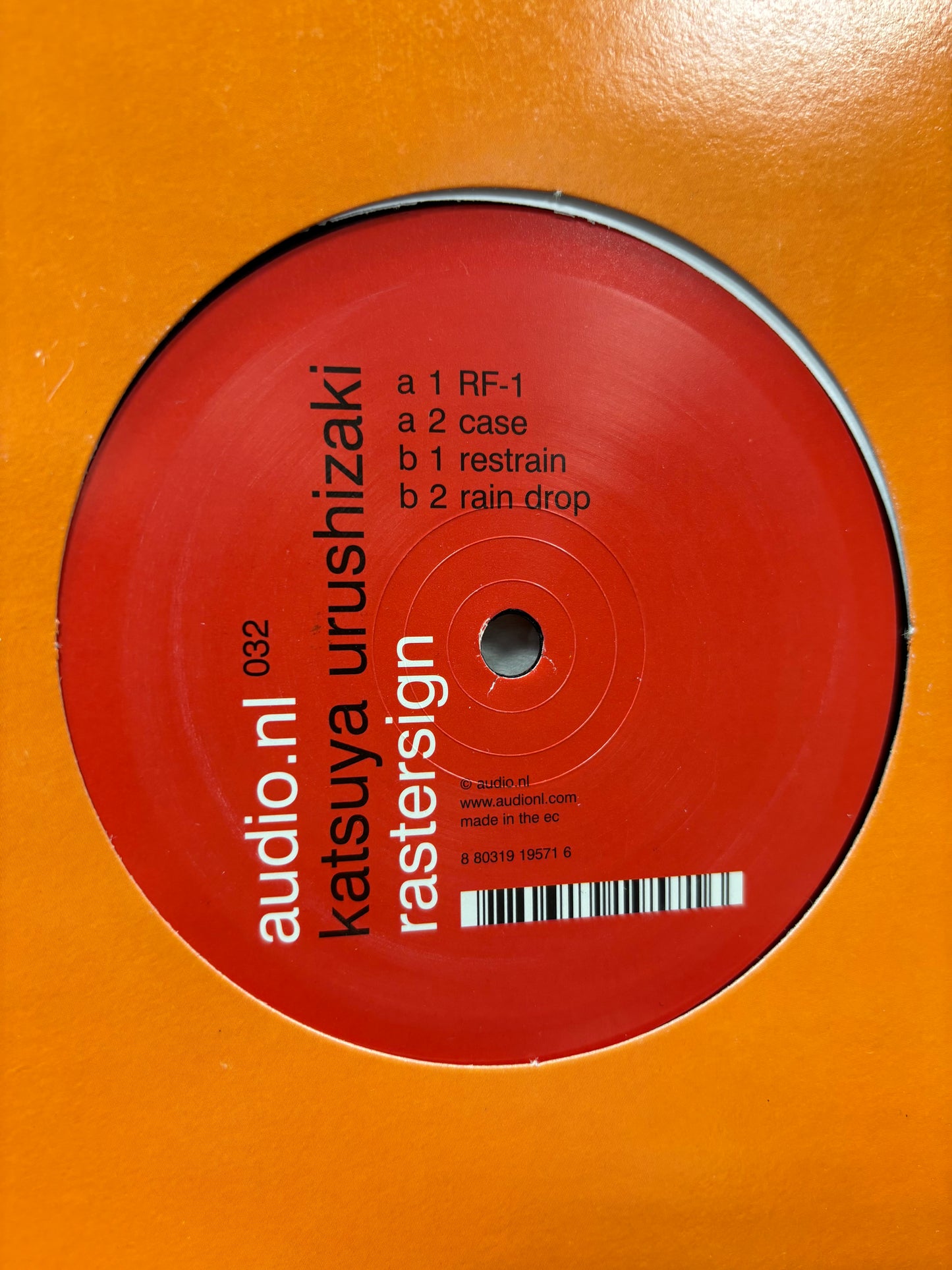 Katsuya Urushizaki: Rastersign, 12inch, Only pressing, Audio.nl, Netherlands 2006