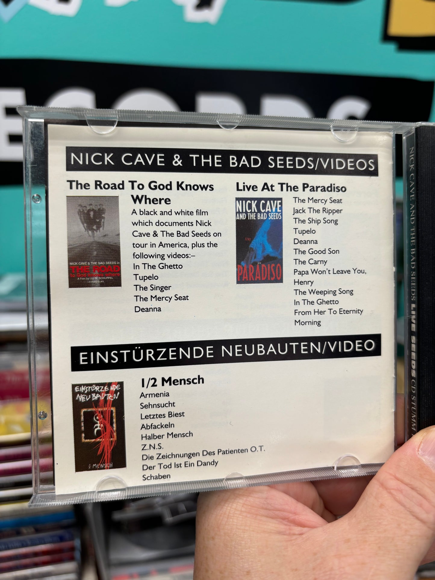 Nick Cave & Bad Seeds: Live Seeds, CD, Mute, UK 1993