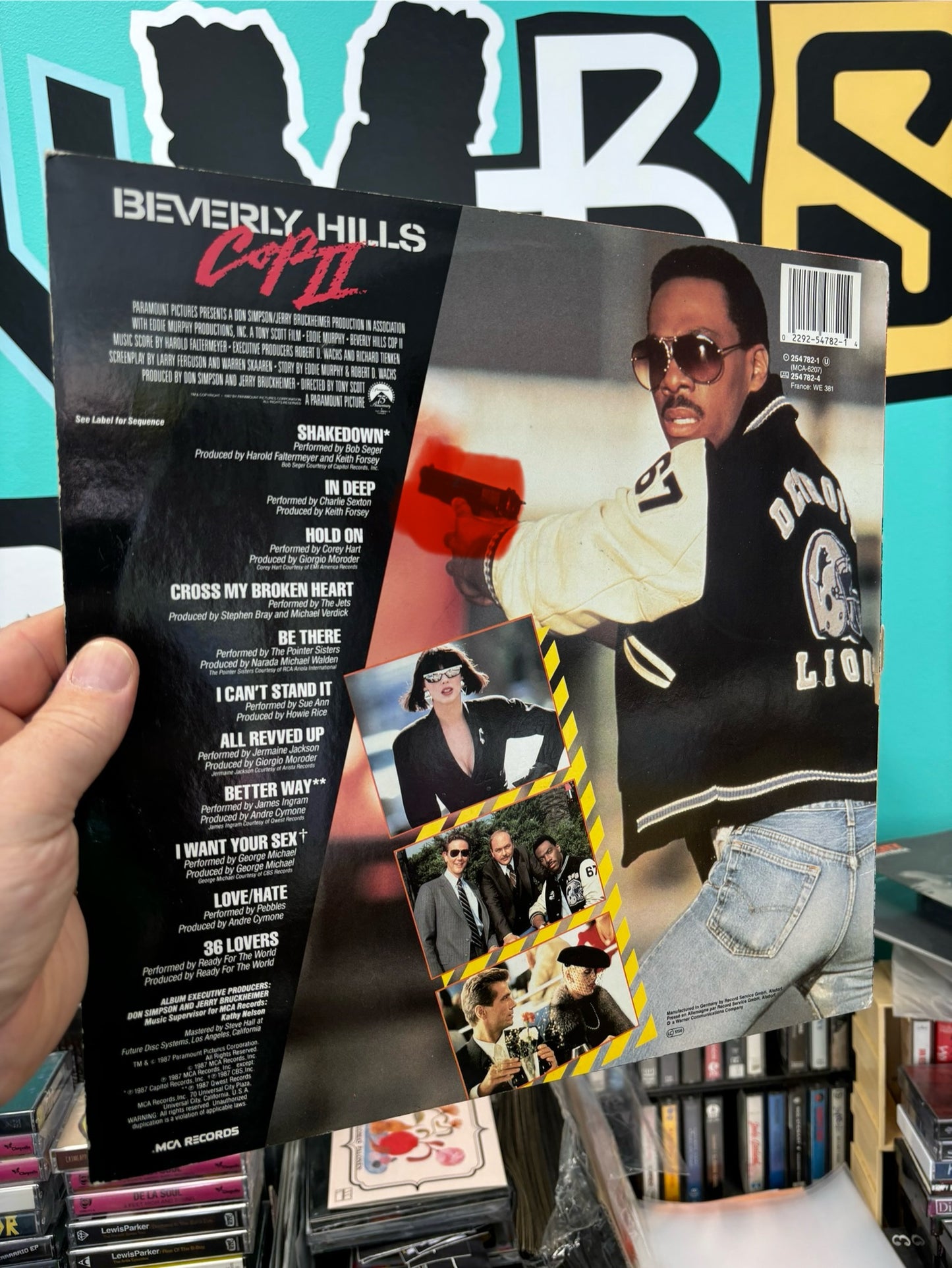 Beverly Hills Cop II: The Motion Picture Soundtrack Album, LP, MCA Records, Europe 1987