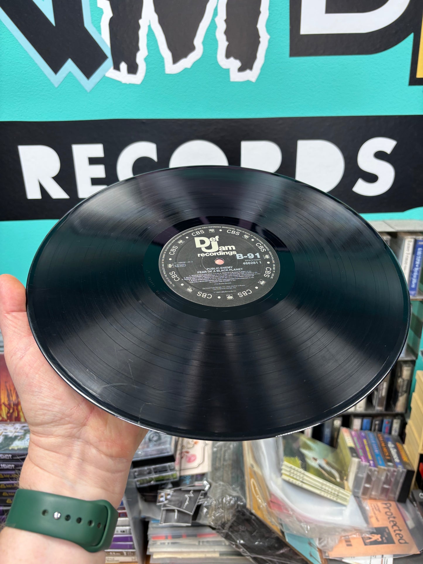 Public Enemy: Fear Of A Black Planet, LP, Def Jam Recordings, CBS, Europe 1990