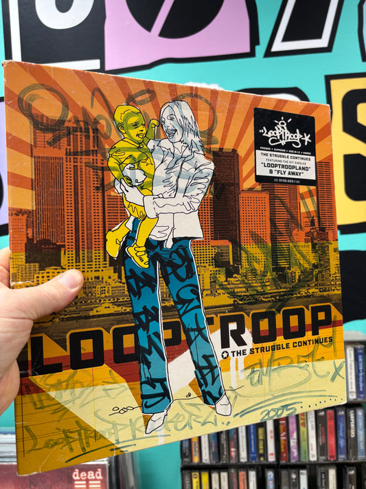 Looptroop: The Struggle Continues, 2LP, 1st pressing, gatefold, David Vs. Goliath, Burning Heart Records, Europe 2002