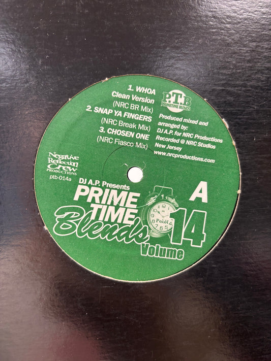 DJ A.P. Presents Prime Time Blends Volume 14, 12inch, Only pressing?, US year?