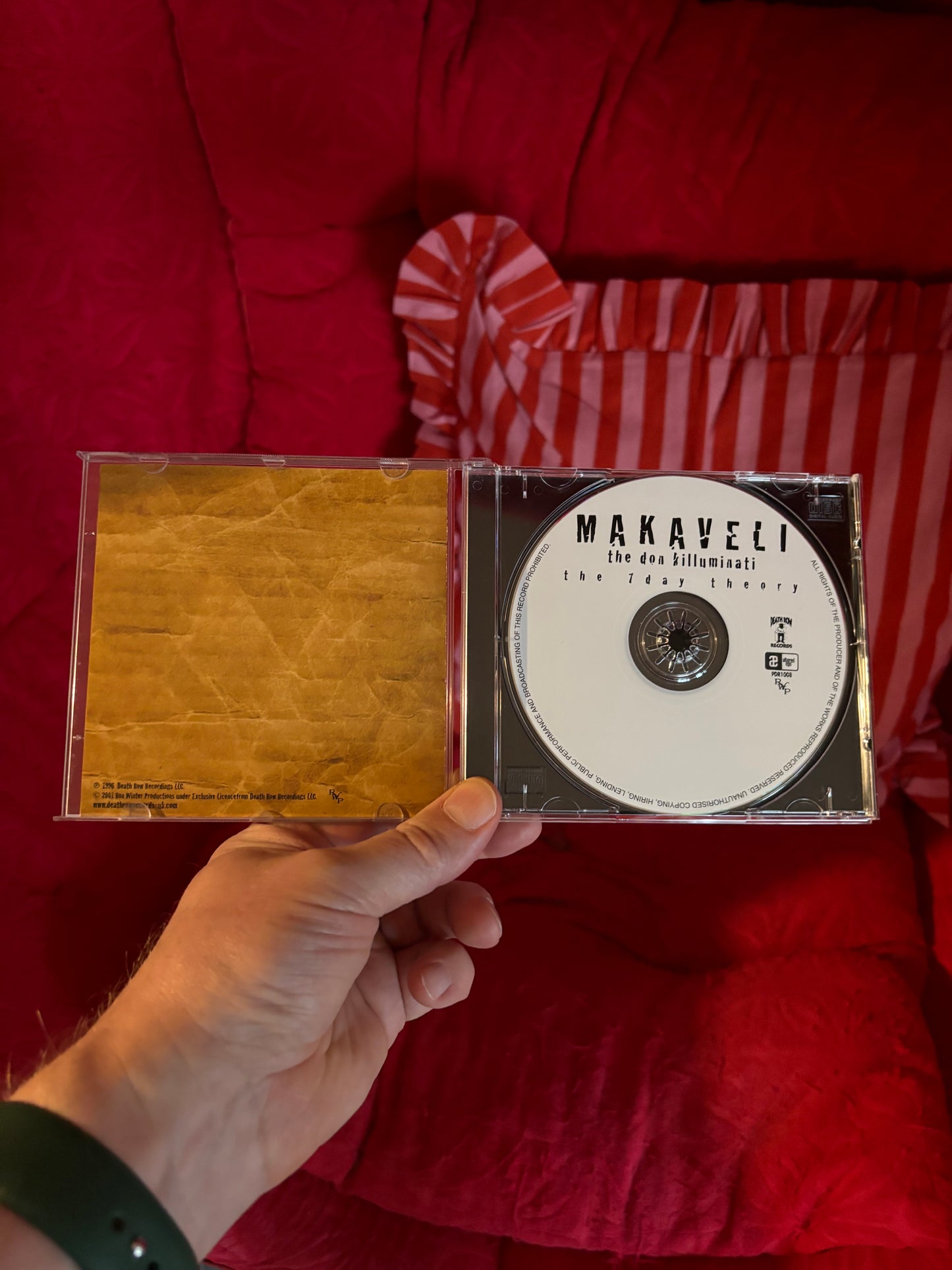 Makaveli: The Don Killuminati (The 7 Day Theory), CD, reissue, remastered, Death Row Records, Ron Winter Productions, Altered Ego, UK 2001