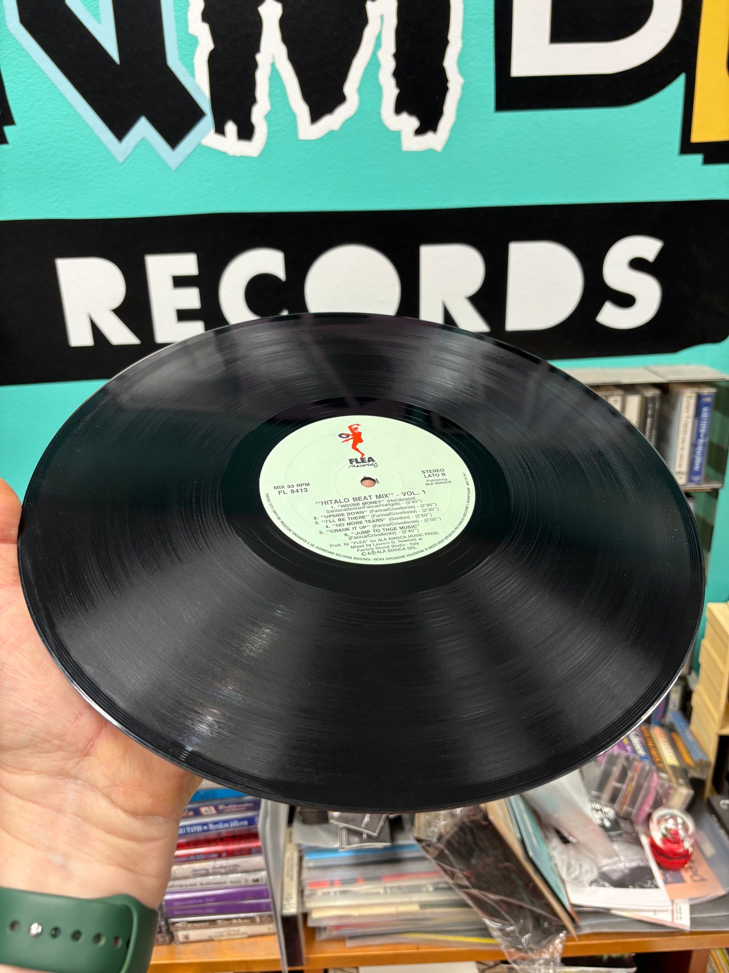 Hitalo Beat Mix Volume 1, 12inch, Only vinyl pressing, Compilation, Mixed, Flea Records, Italy 1989