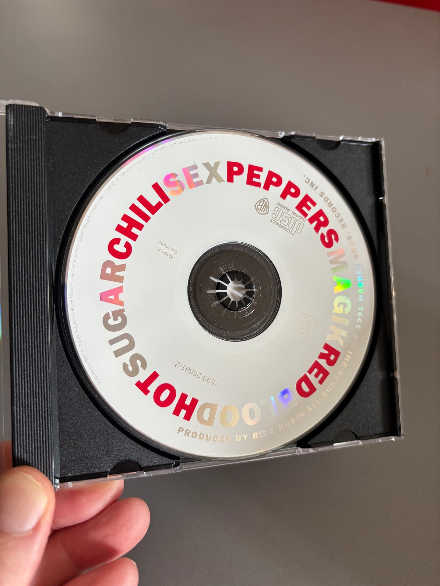 Red Hot Chili Peppers: Blood Sugar Sex Magic, CD, repress, Warner Bros. Records, Europe year?