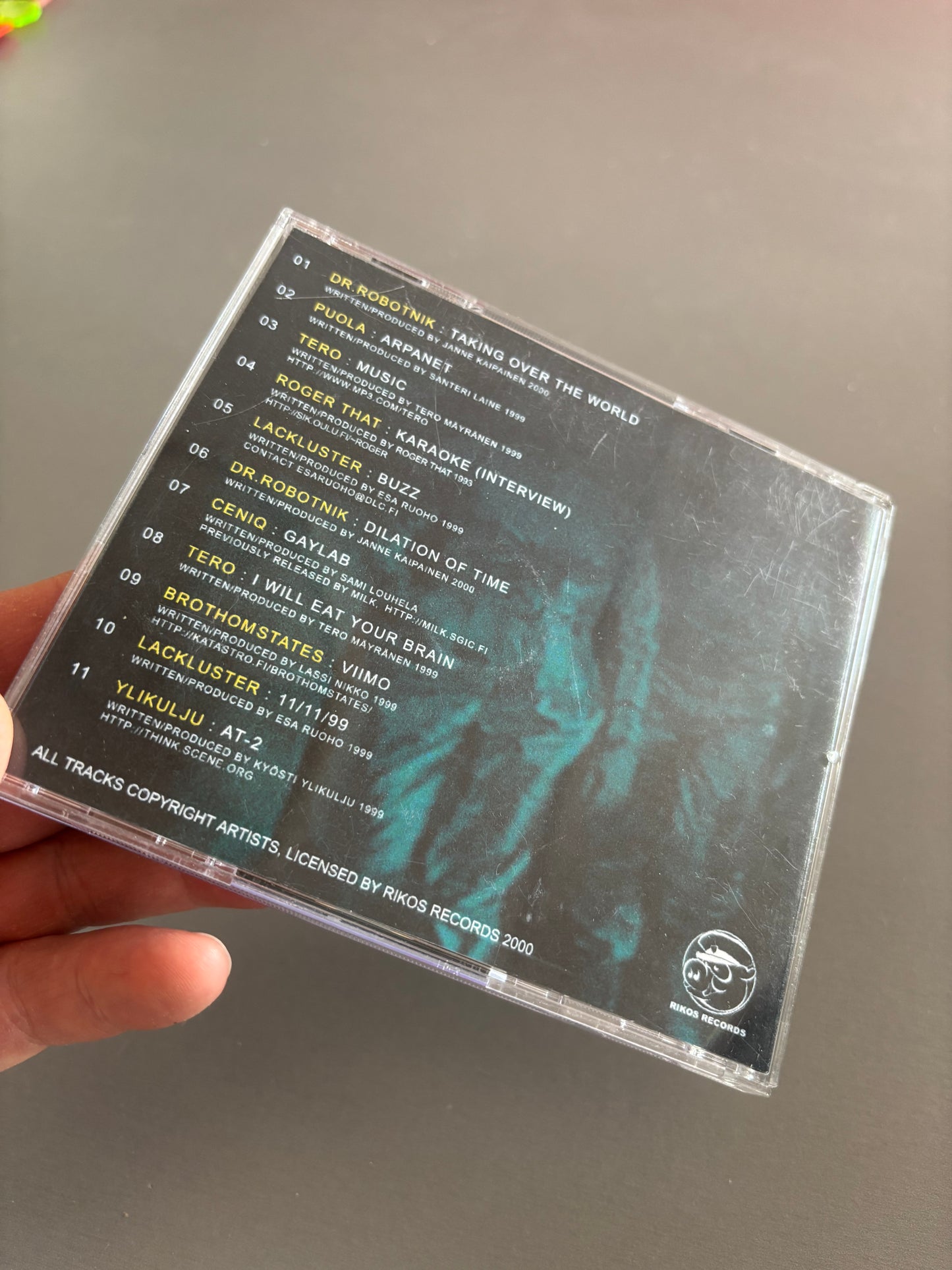 Rikos: 001 - A Beginner’s Guide To Rikos, CDr, Limited Edition, Only pressing, Rikos Records, Finland 2000