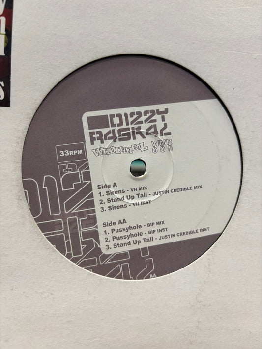 Dizzee Rascal: Remixes, 12inch, Only pressing, white label, Limited Edition, Wholemeal Records, UK 2009
