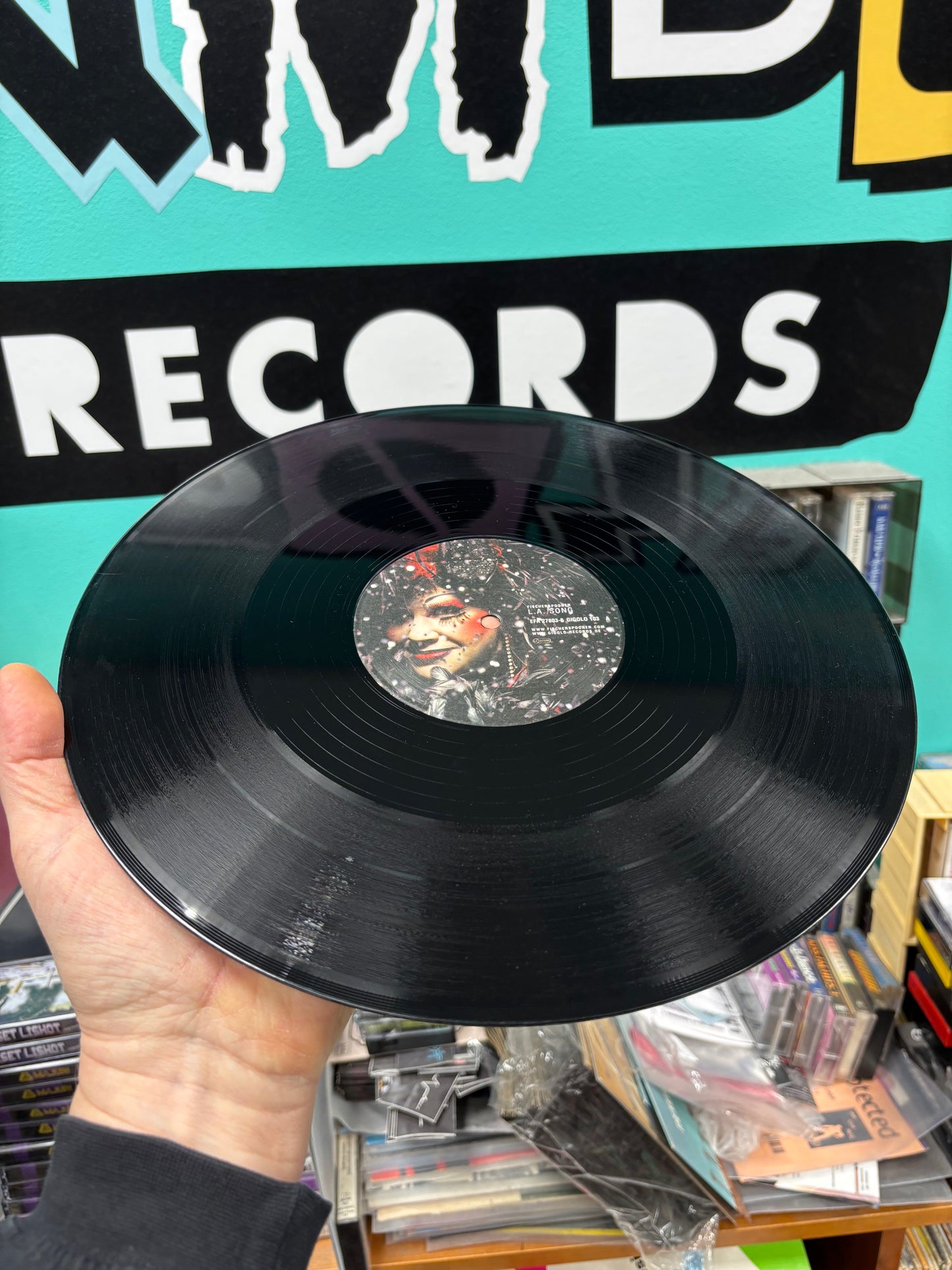 Fischerspooner: L.A.Song/Sweetness, 12inch, Only official pressing, International Deejay Gigolo Records, Germany 2003