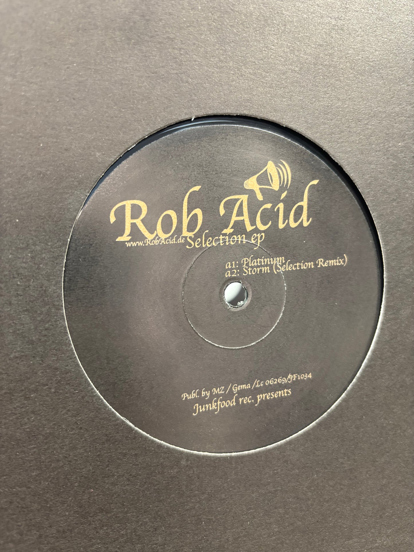 Rob Acid: Selection EP, 12inch, Only pressing, Junkfood Records, Germany 2001