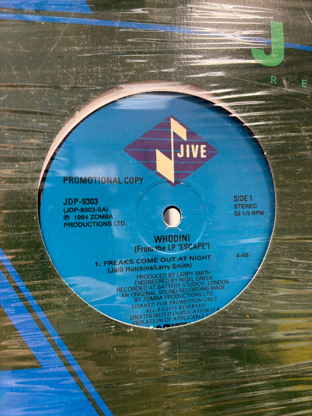 Whodini: Freaks Come Out At Night, 12inch, reissue, promo, Jive, US year?