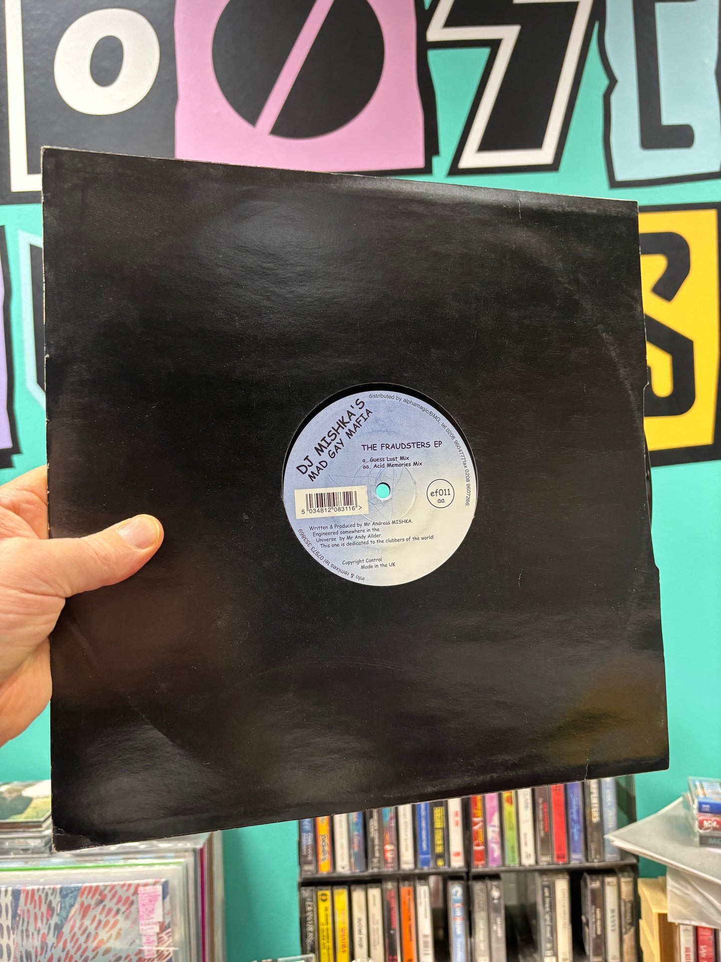DJ Mishka’s Mad Gay Mafia: The Fraudsters EP, 12inch, Only official pressing, Ef.adrine, UK 2001