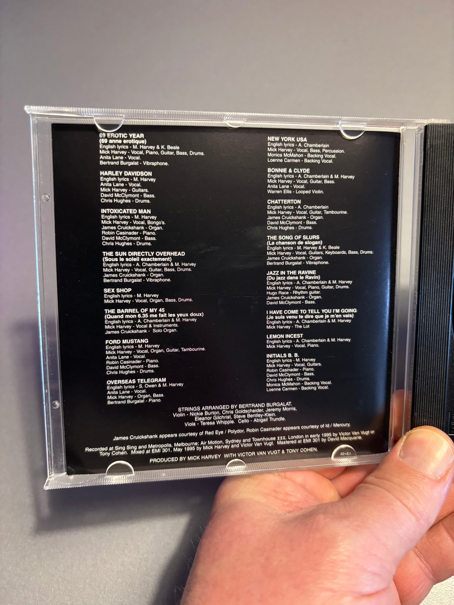 Mick Harvey: Intoxicated Man, CD, Mute, Europe 1995