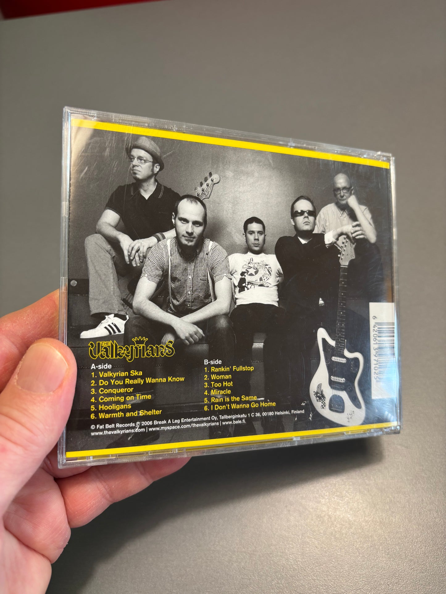 The Valkyrians: High and Mighty, CD, 1st pressing, Fat Belt Records, Finland 2006