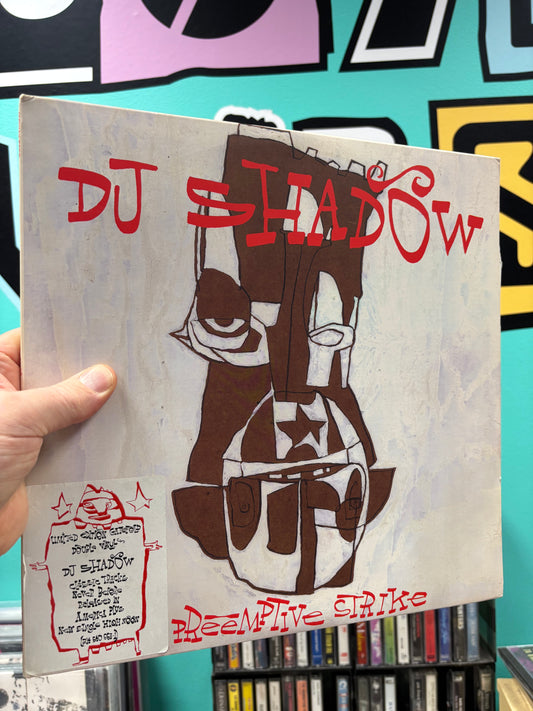 DJ Shadow: Preemptive Strike, 2LP, gatefold, OG pressing, compilation, Limited Edition, Mo Wax, FFRR, US 1998