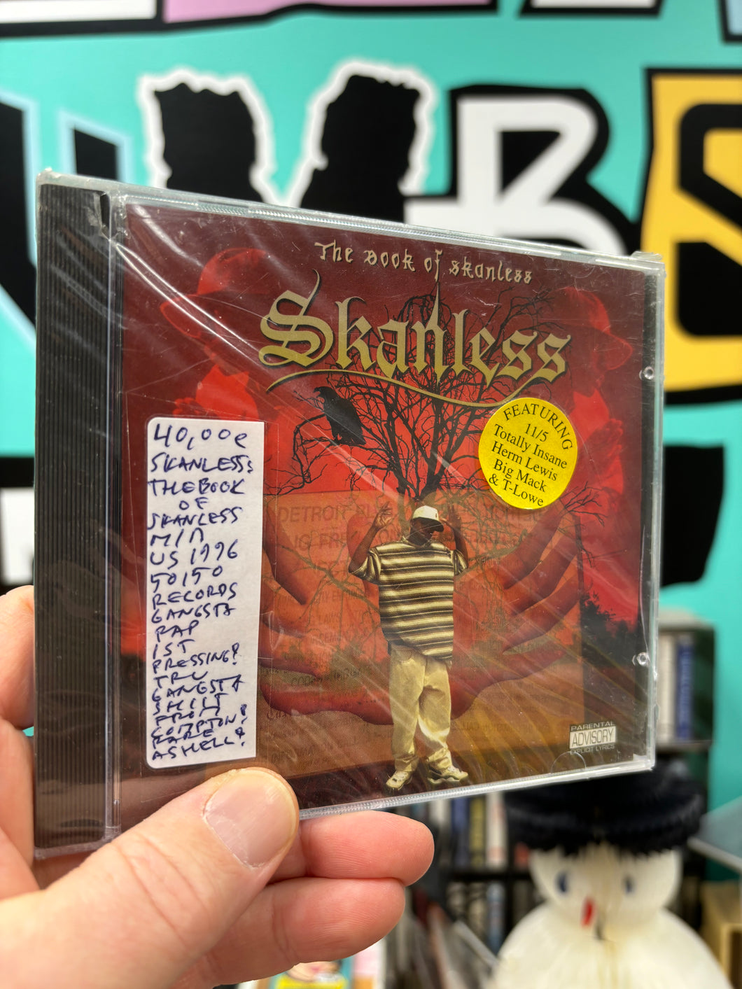 Skanless: The Book Of Skanless, CD, 1st pressing, SEALED!, US 1996