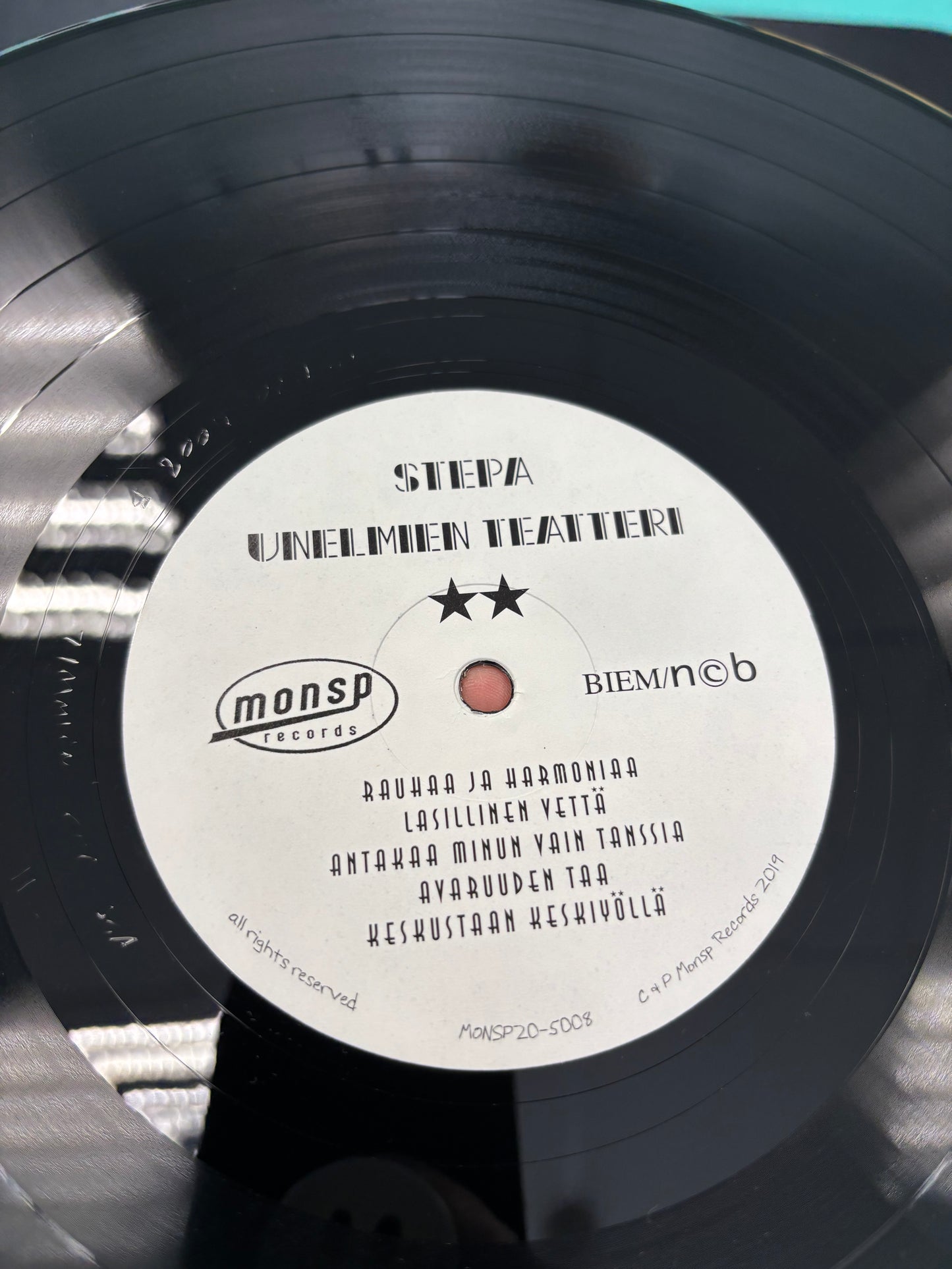 Stepa: Unelmien Teatteri, 2LP, gatefold, Only pressing, Monsp Records, Finland 2019