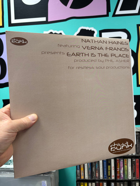 Nathan Haines: Earth Is The Place, 12inch, 1st pressing, Chillifunk Records, UK 2001