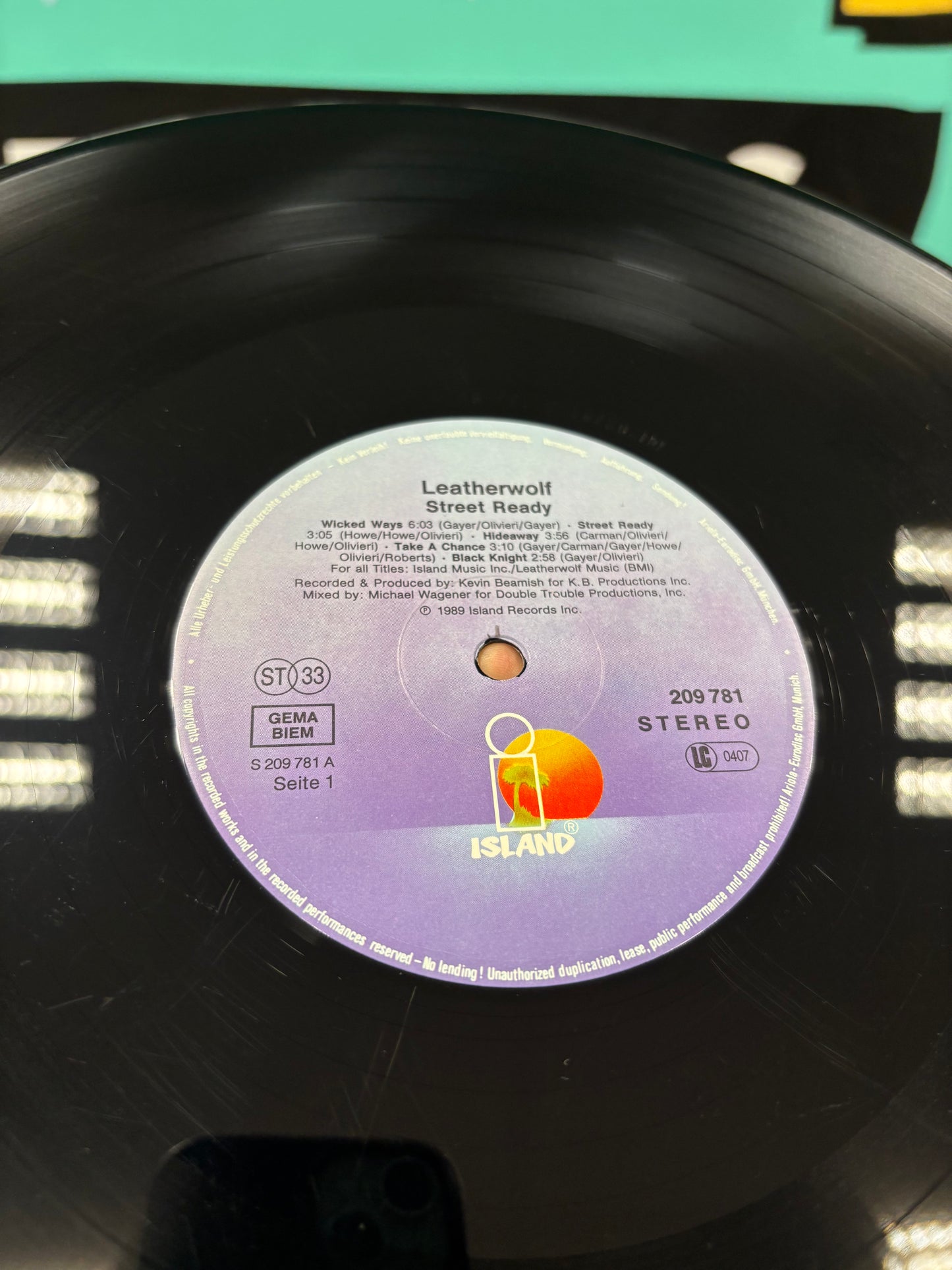 Leatherwolf: Street Ready, LP, Island Records, Germany 1989