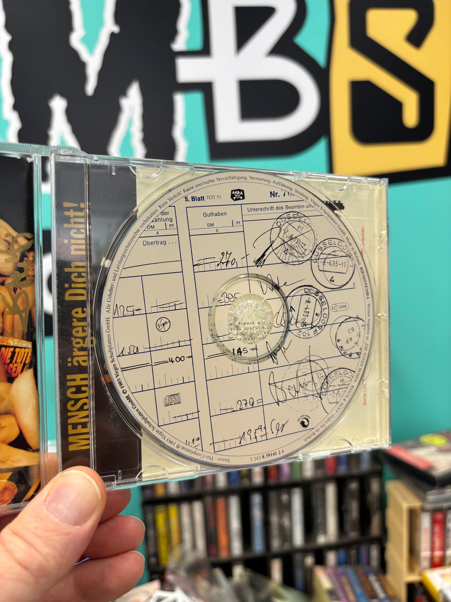 Die Toten Hosen: Reich & Sexy, CD, compilation, Totenkopf, Virgin, Europe 1993