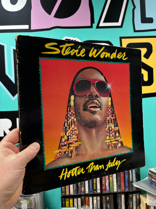 Stevie Wonder: Hotter Than July, reissue, LP, Gatefold, Partially mixed, Motown, Scandinavia 1980