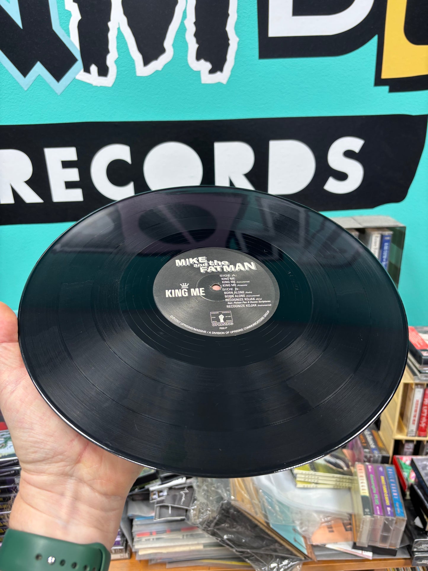 Mike and the Fatman: King Me, 12inch, Only pressing, Uprising Records, US 2007