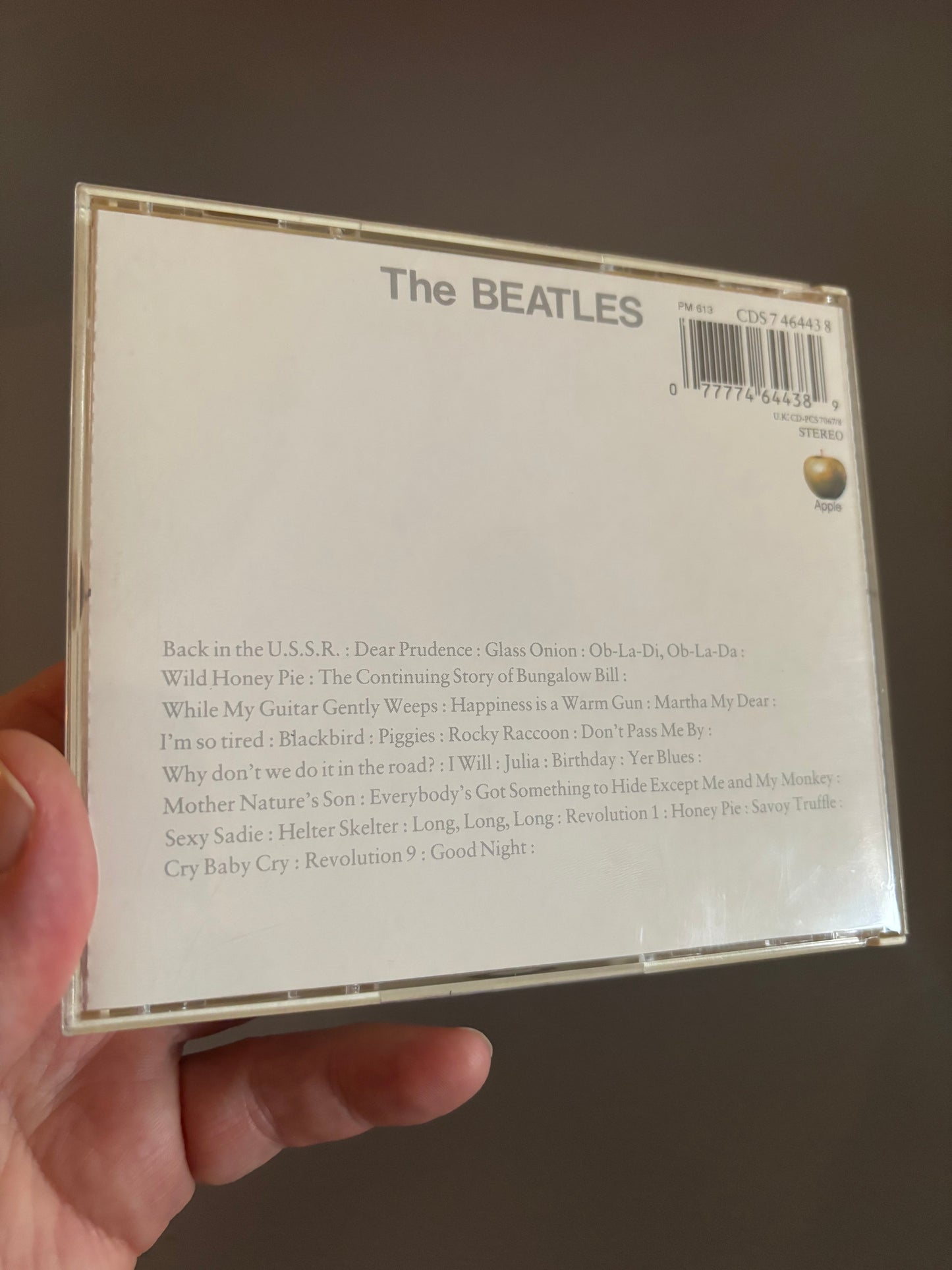 The Beatles: The Beatles (White Album), 2CD, reissue, Fat Box, Booklet, Parlophone, Apple Records, Europe 1994