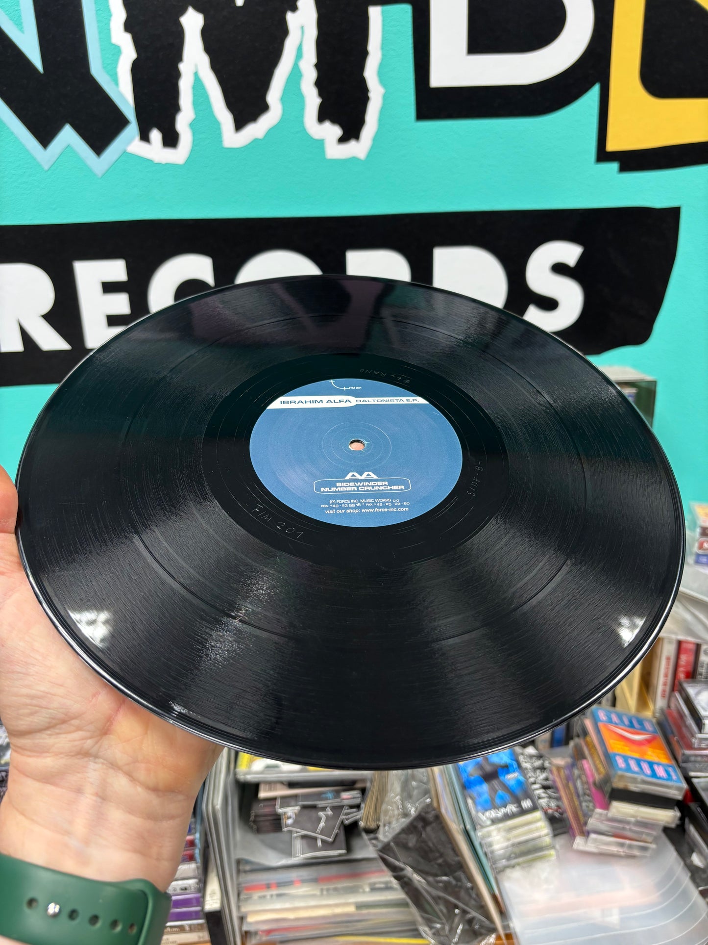 Ibrahim Alfa: Daltonista E.P., 12inch, Only official pressing, Force Inc. Music Works, Germany 2000