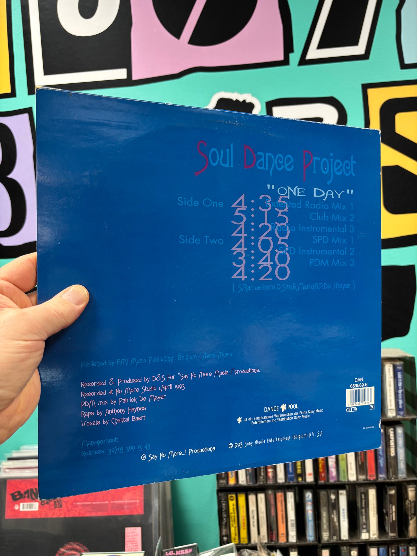 Soul Dance Project: One Day, 12inch, Dance Pool, France & Benelux 1993