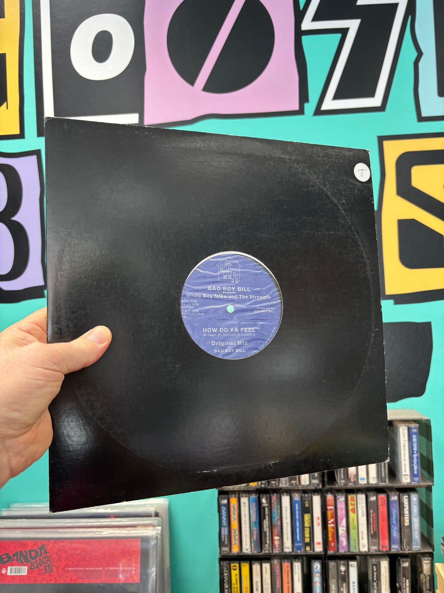 Bad Boy Bill presents White Boy Mike and The Strength: How Do Ya Feel, 12inch, 1st pressing, International House Records, US 1988