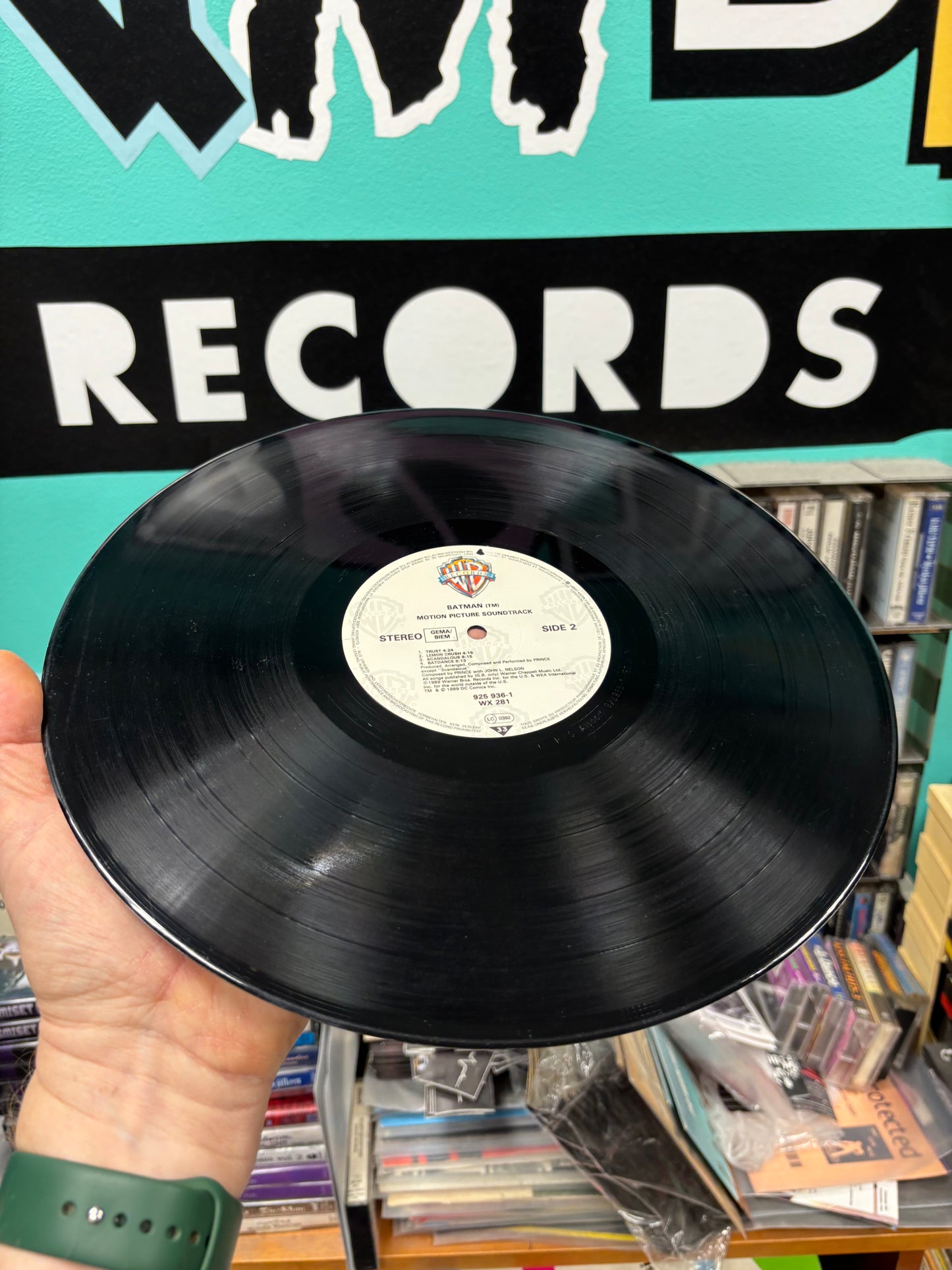 Batman (Motion Picture Soundtrack), LP, Warner Bros. Records, UK & Europe 1989