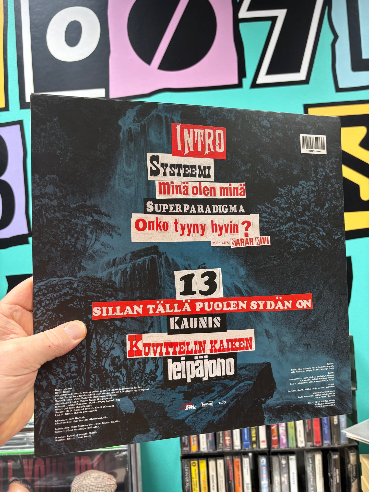 Jontti & Koti6: Leipäjono, LP, Only vinyl pressing, 3rd Rail Music, Finland 2017