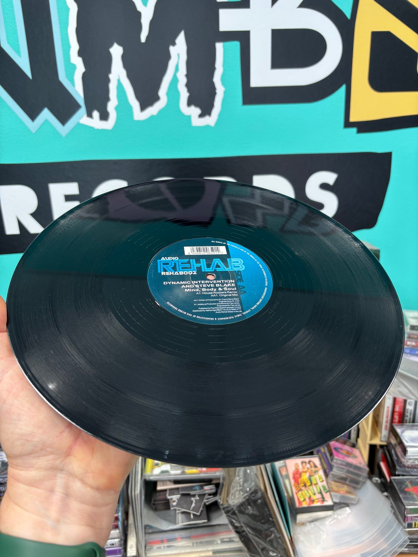 Dynamic Intervention And Steve Blake: Mind, Body & Soul, 12inch, Only official pressing, Audio Rehab, UK 2000