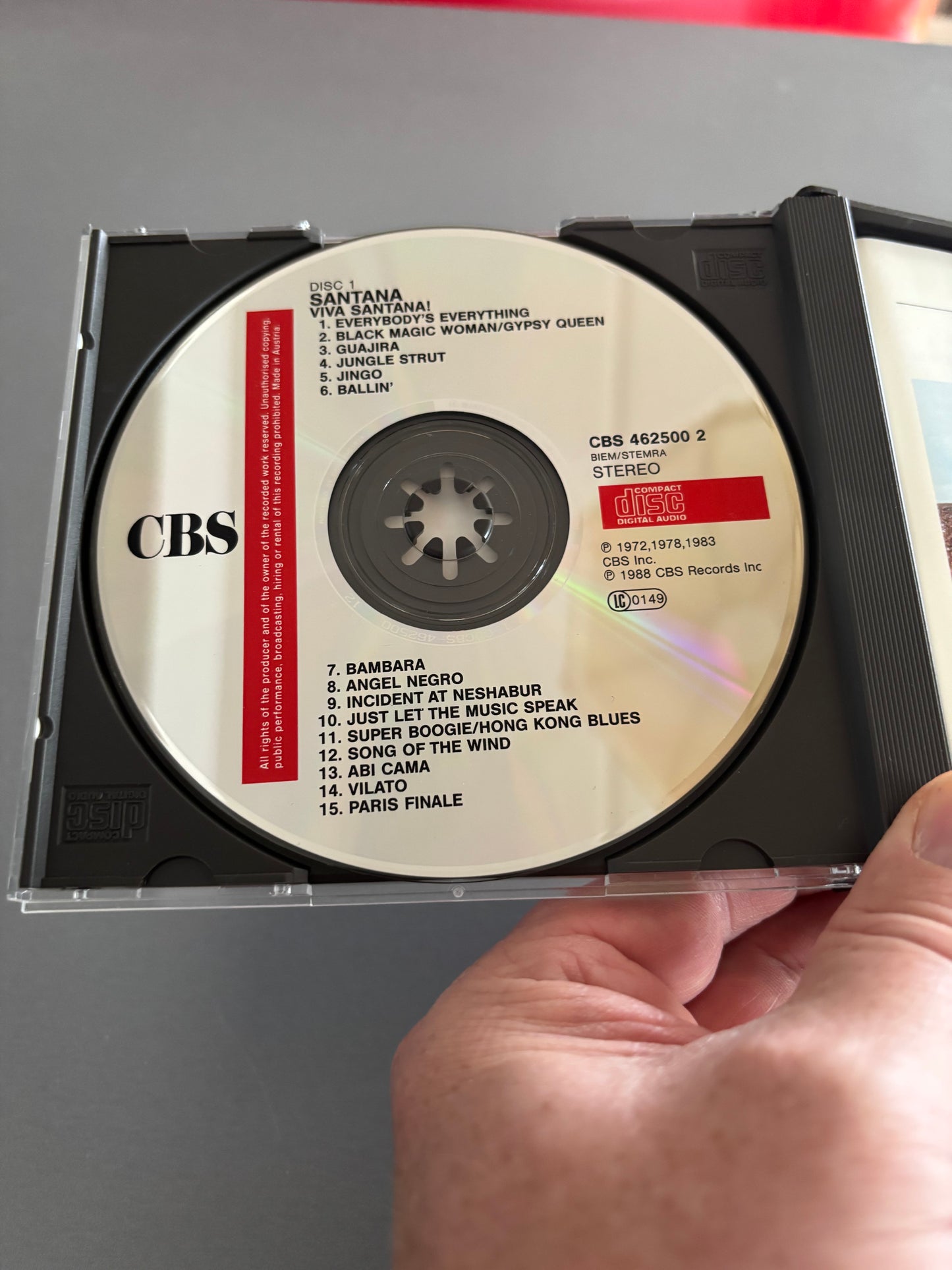 Santana: Viva Santana!, 2CD, CBS, Europe 1988