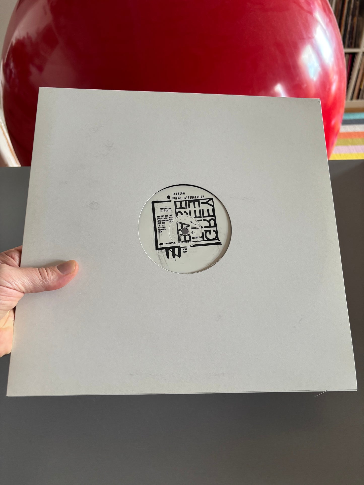 Teersom: Attenuate EP, 12inch, Only pressing, Basement Grey, Finland 2016