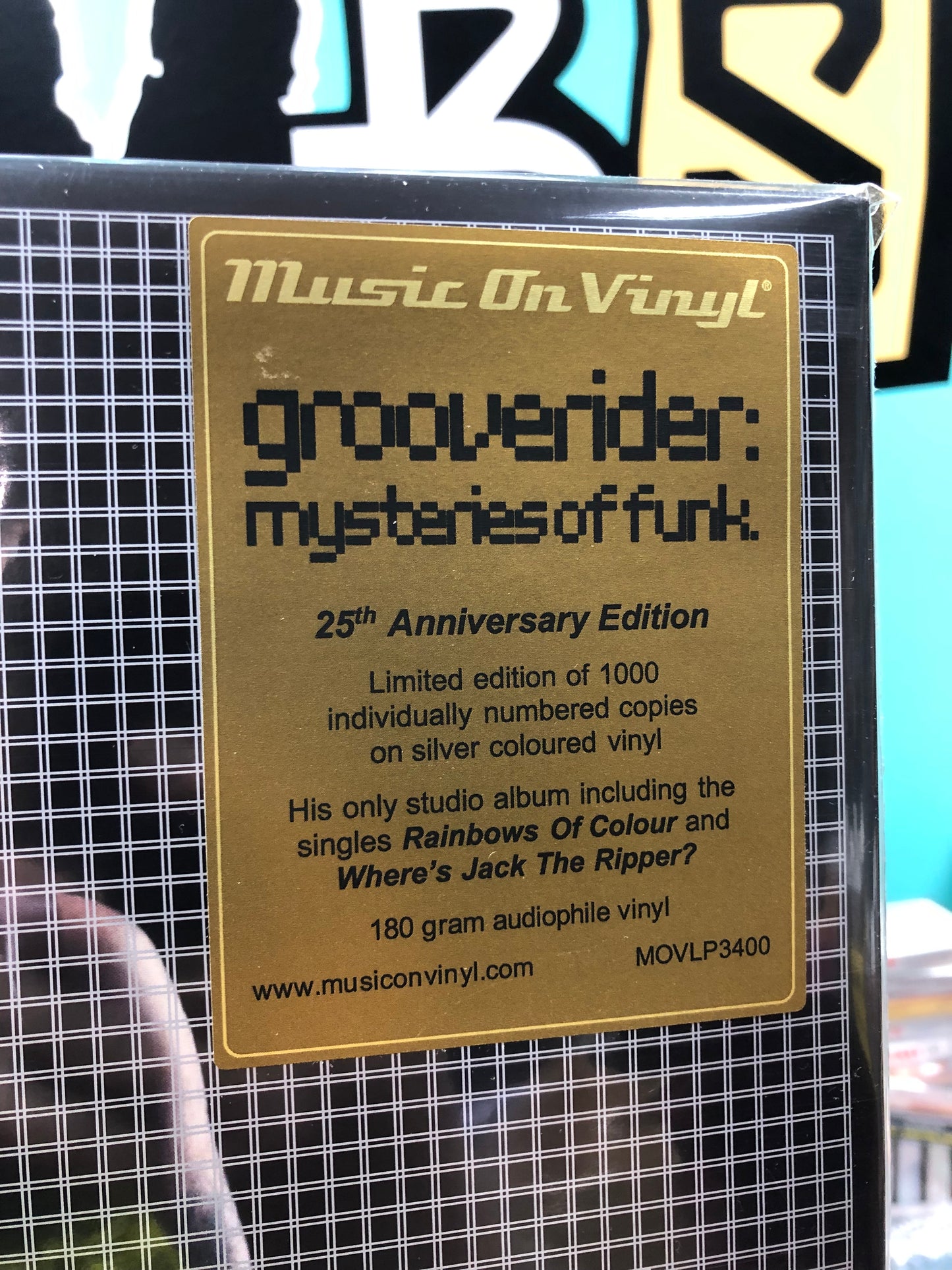 LISÄALE‼️‼️‼️Grooverider: Mysteries of Funk, reissue, 3LP, Silver Coloured, 25th Anniversary, Europe 2023