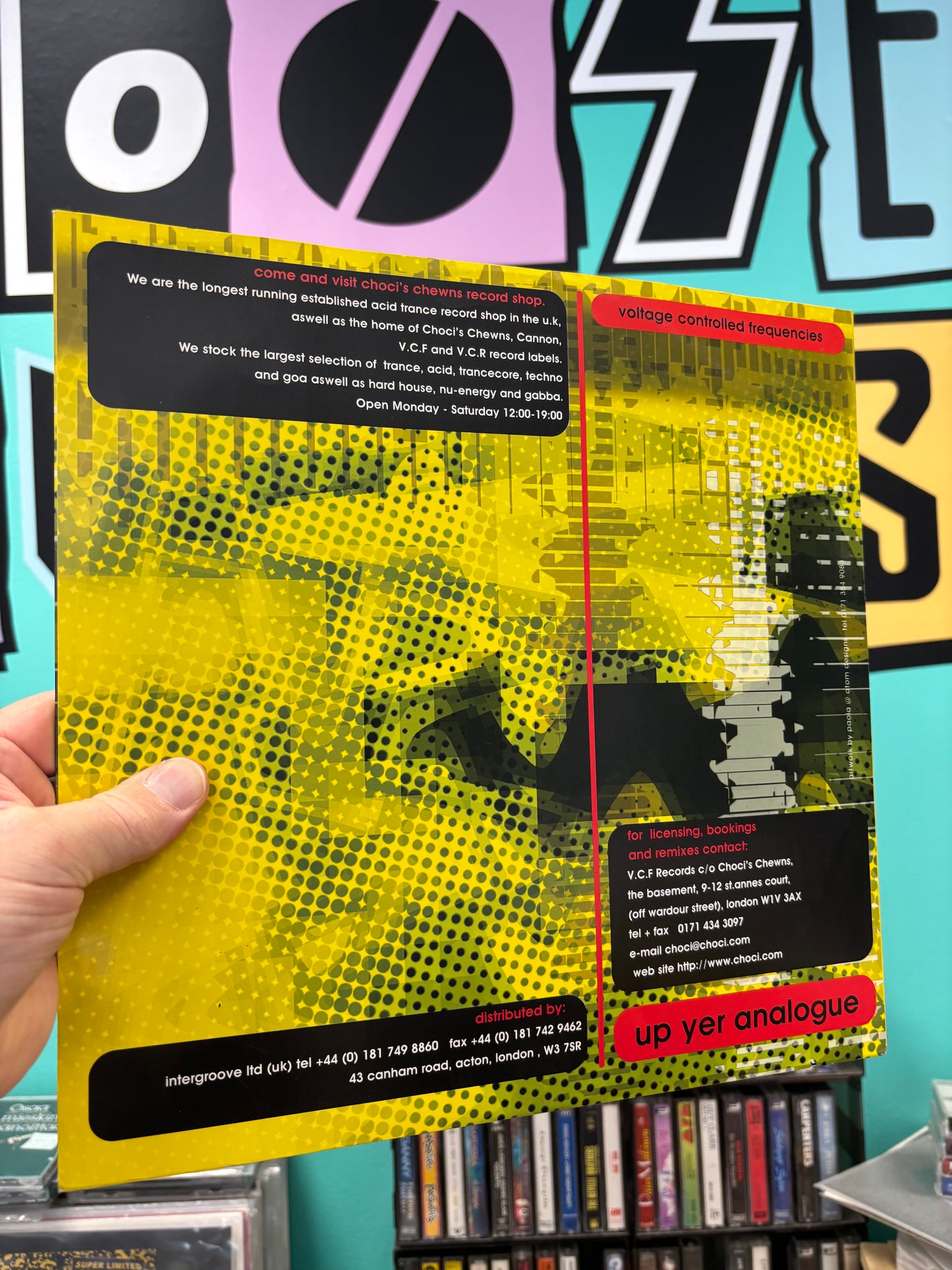 DJ Paola & The Geezer: The Fiction Of Science, 12inch, Only pressing, Voltage Controlled Frequencies, UK 2001