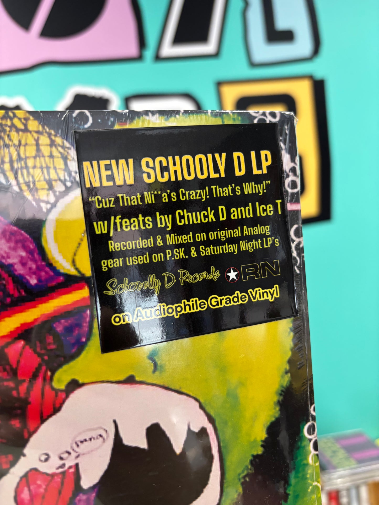 Schoolly D: ”Cuz That Nixxers Crazy! That’s Why!”, LP, brown vinyl, Ruffnation Records, US 2023