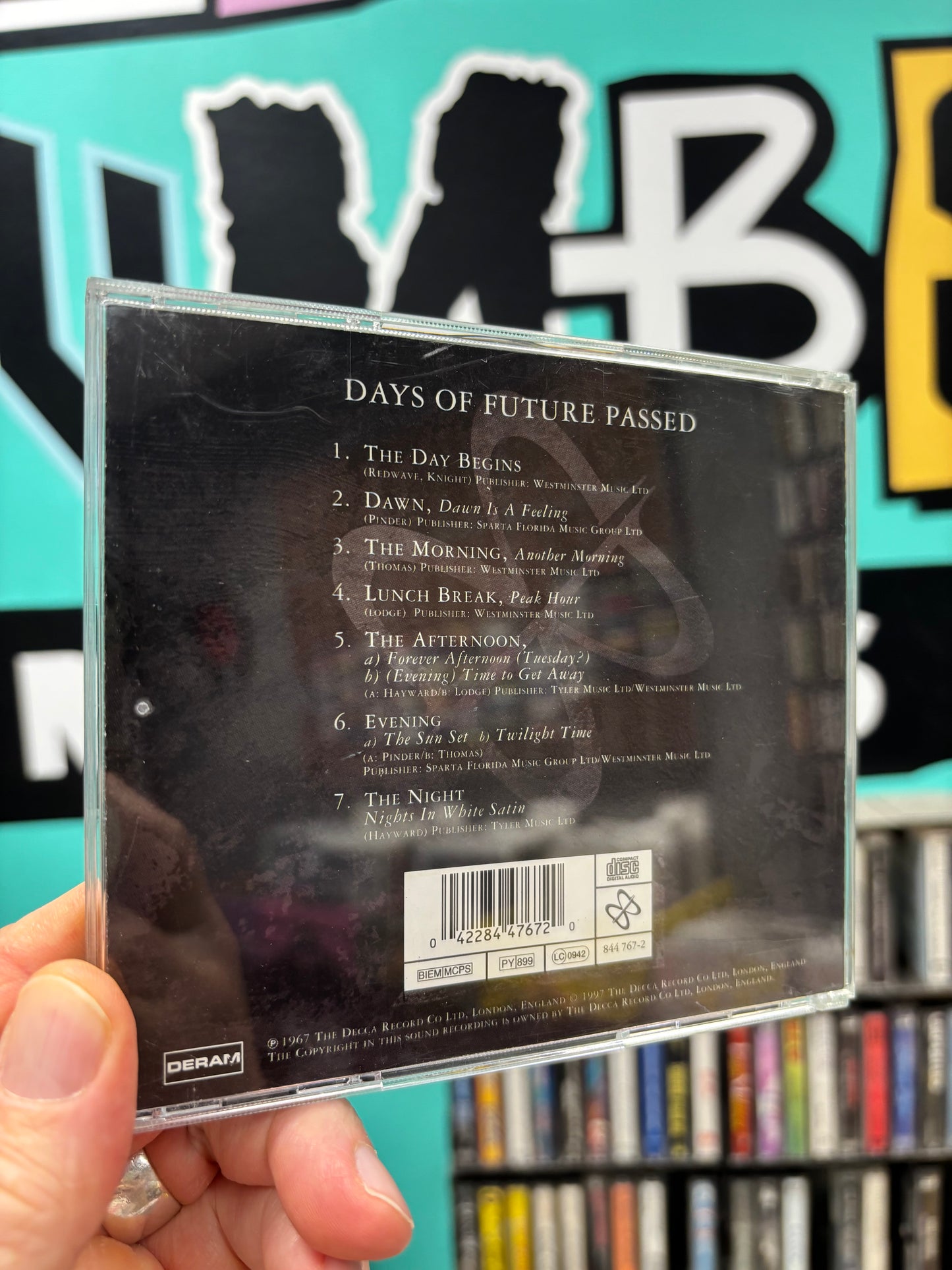 The Moody Blues: Days Of Future Passed, CD, reissue, remastered, Deram, Europe?
