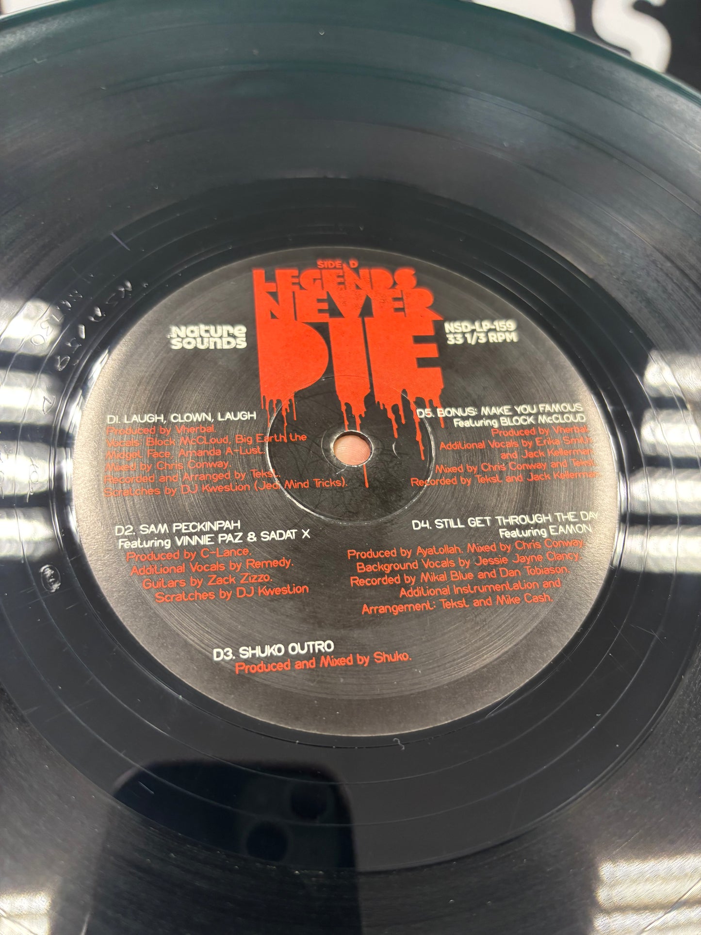 R.A. The Rugged Man: Legends Never Die, 2LP, OG pressing, Nature Sounds, Fat Beats, US 2013