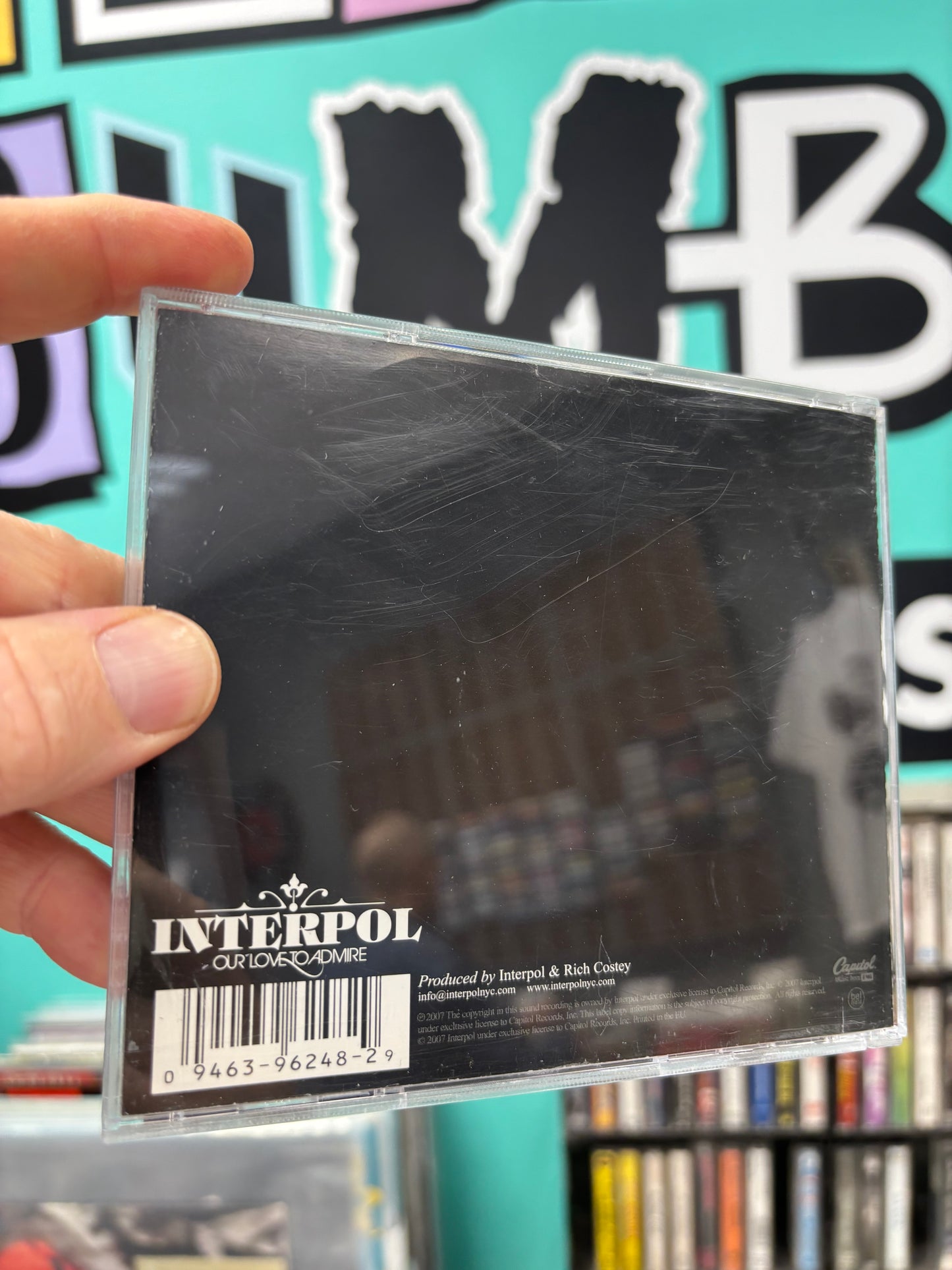 Interpol: Our Love To Admire, CD, Mediamotion pressing, Capitol Records, Europe 2007