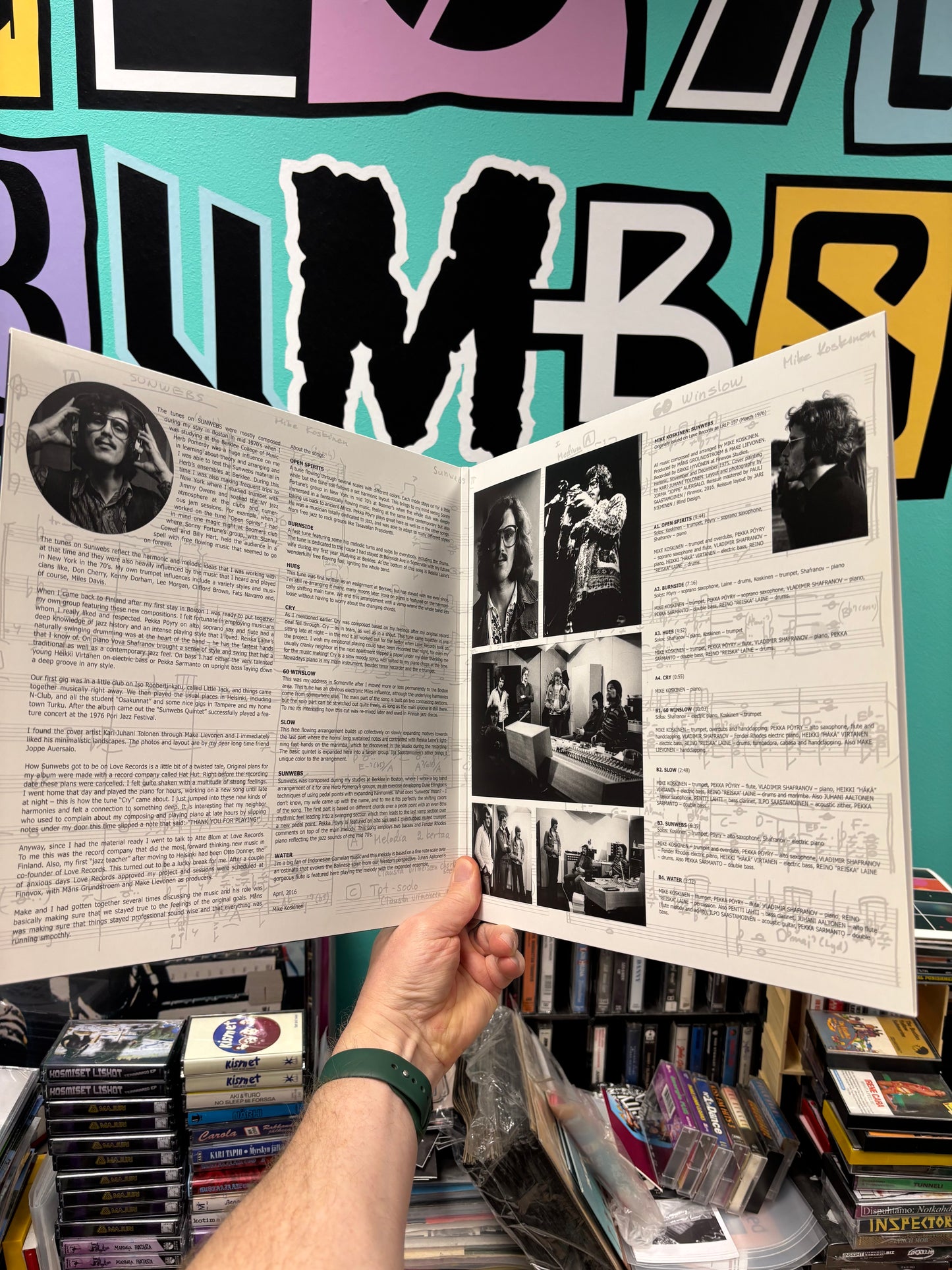 Mike Koskinen: Sunwebs, LP, gatefold, reissue, Limited Edition, Svart Records, Svart Jazz, Finland 2016