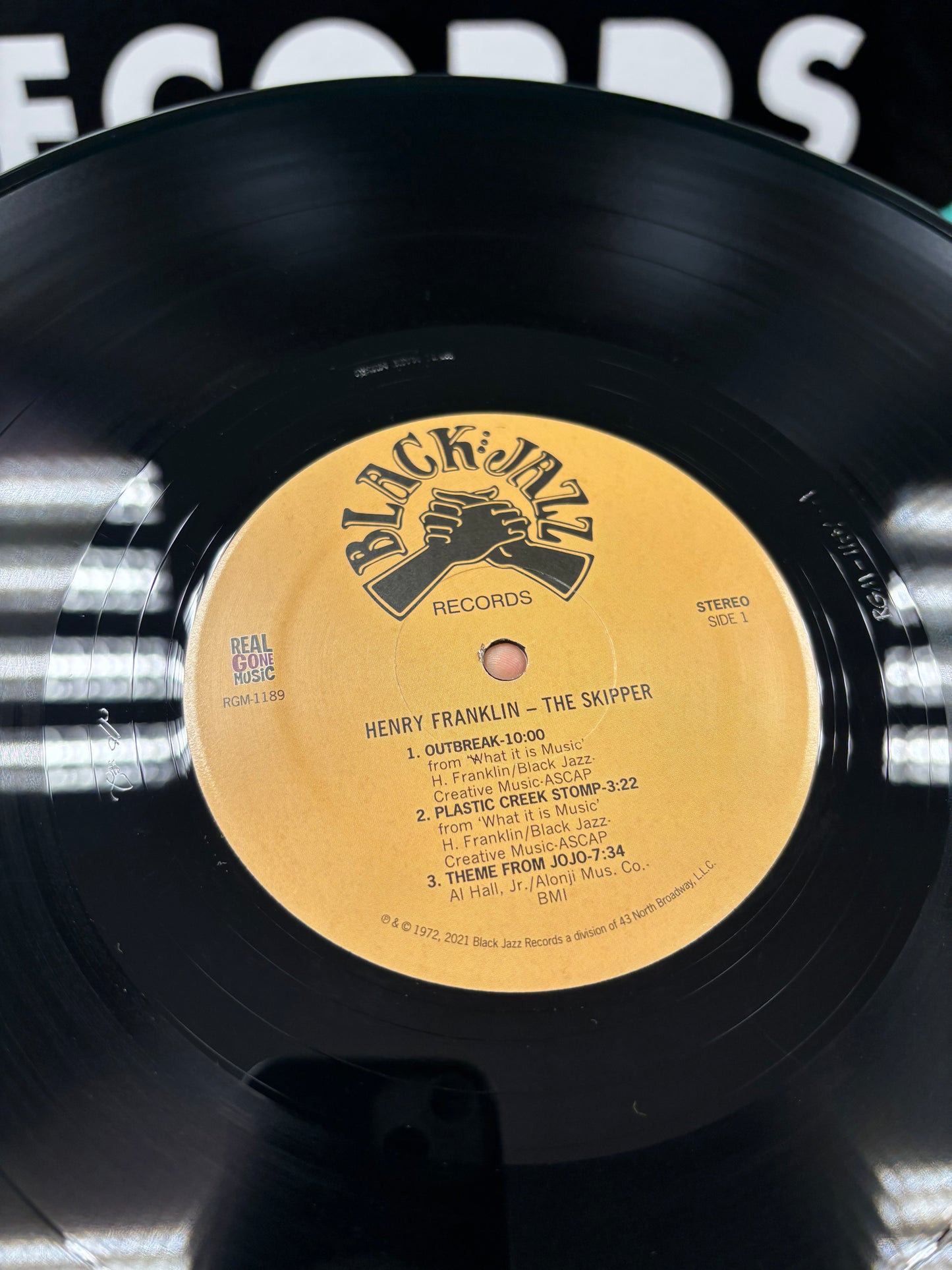 Henry Franklin: The Skipper, LP, reissue, remastered, Real Gone Music, Black Jazz Records, US 2021