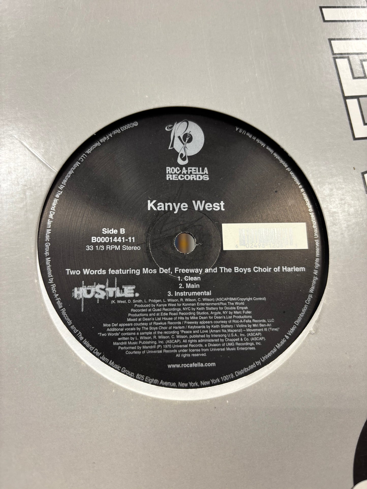 Kanye West: Through The Wire, 12inch, Roc-A-Fella Records, US 2003